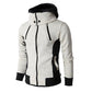 Mens Coats & Jackets  Zip UP Hooded Two Piece Sports Cardigan Casual Slim Sweatshirt Jacket