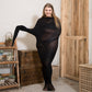 Women Striped Pantyhose Plus Size High Waist Anti-hook Black Tights Warm Seamless Tights Of Large Sizes