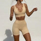 Yoga Pants & Leggings Women'S Summer New Style Vest Shorts Casual Sports Suit Sexy Two-Piece Yoga Suit Female