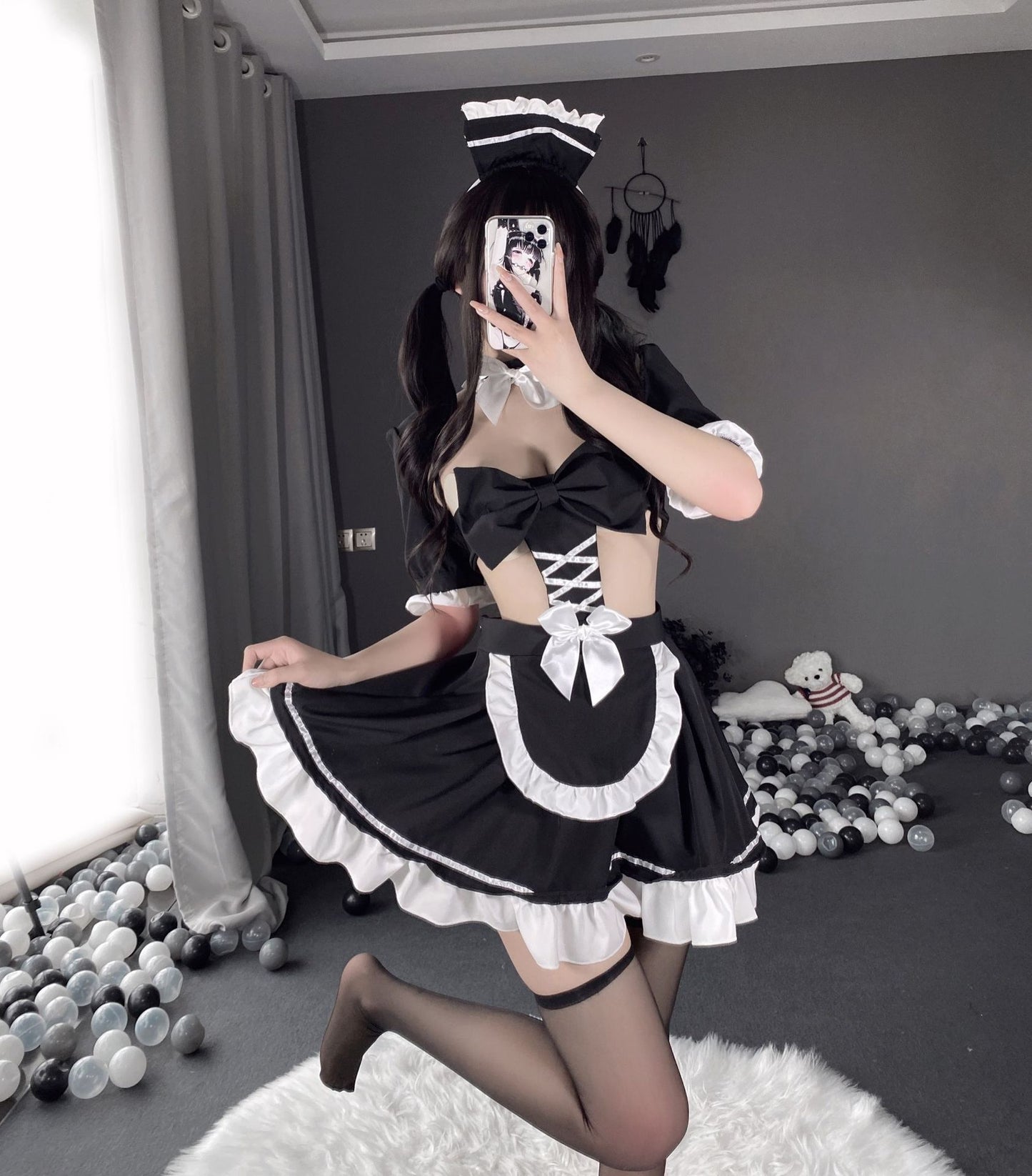Erotic Lingerie Bed Maid Outfit Passion Suit
