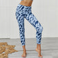 Leopard print yoga suit