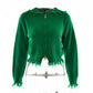 Womens Matching Short Sets Sweater Yarn Cardigan Long-sleeved Tops High-waisted Tight-fitting Shorts