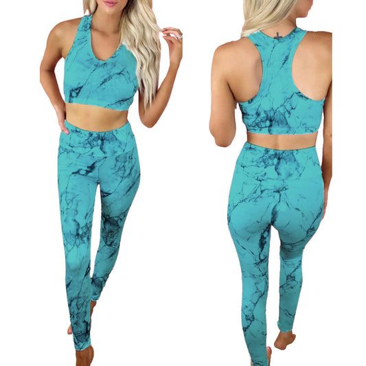 Tie-Dye Printing Fashion Casual Suit