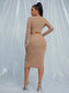 Matching Long Skirt Sets Buttons Best Selling Women's Dresses