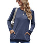 Womens Shirts Long sleeve Pullover Sweatshirt