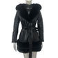 Coats & Jackets Fashion Women Leather Coats Jackets Ladies Jacket Black