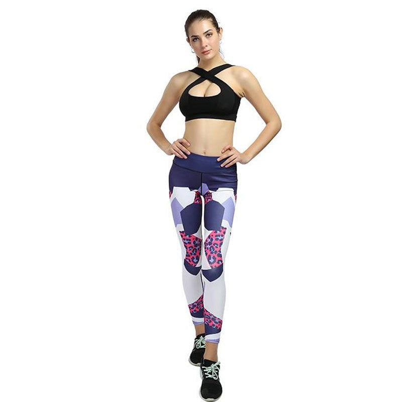 Yoga Pants & Leggings Fashion Digital Print Hip-lifting Stretch Leggings