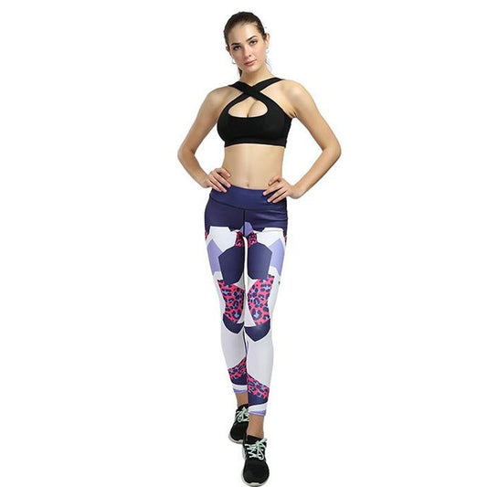 Yoga Pants & Leggings Fashion Digital Print Hip-lifting Stretch Leggings