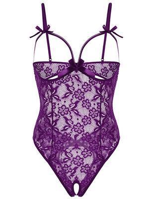 Ladies Fashion New Lace Sling Sexy One-piece