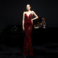 Formal Dresses New Sequined Mermaid Evening Dress